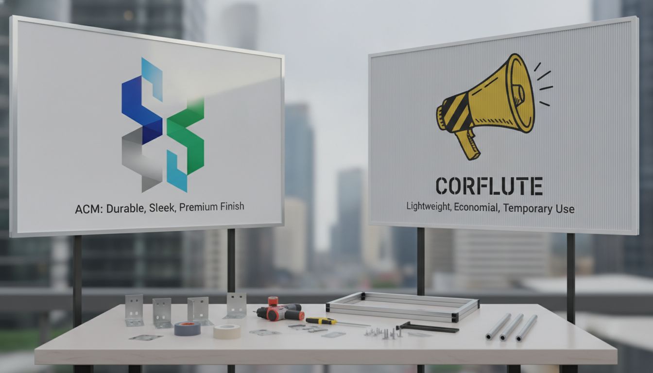 ACM vs Corflute Signage