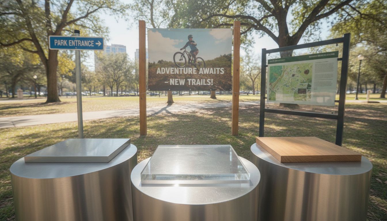 outdoor sign materials