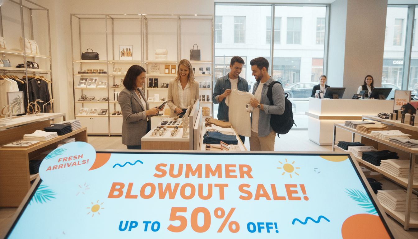 in-store signage