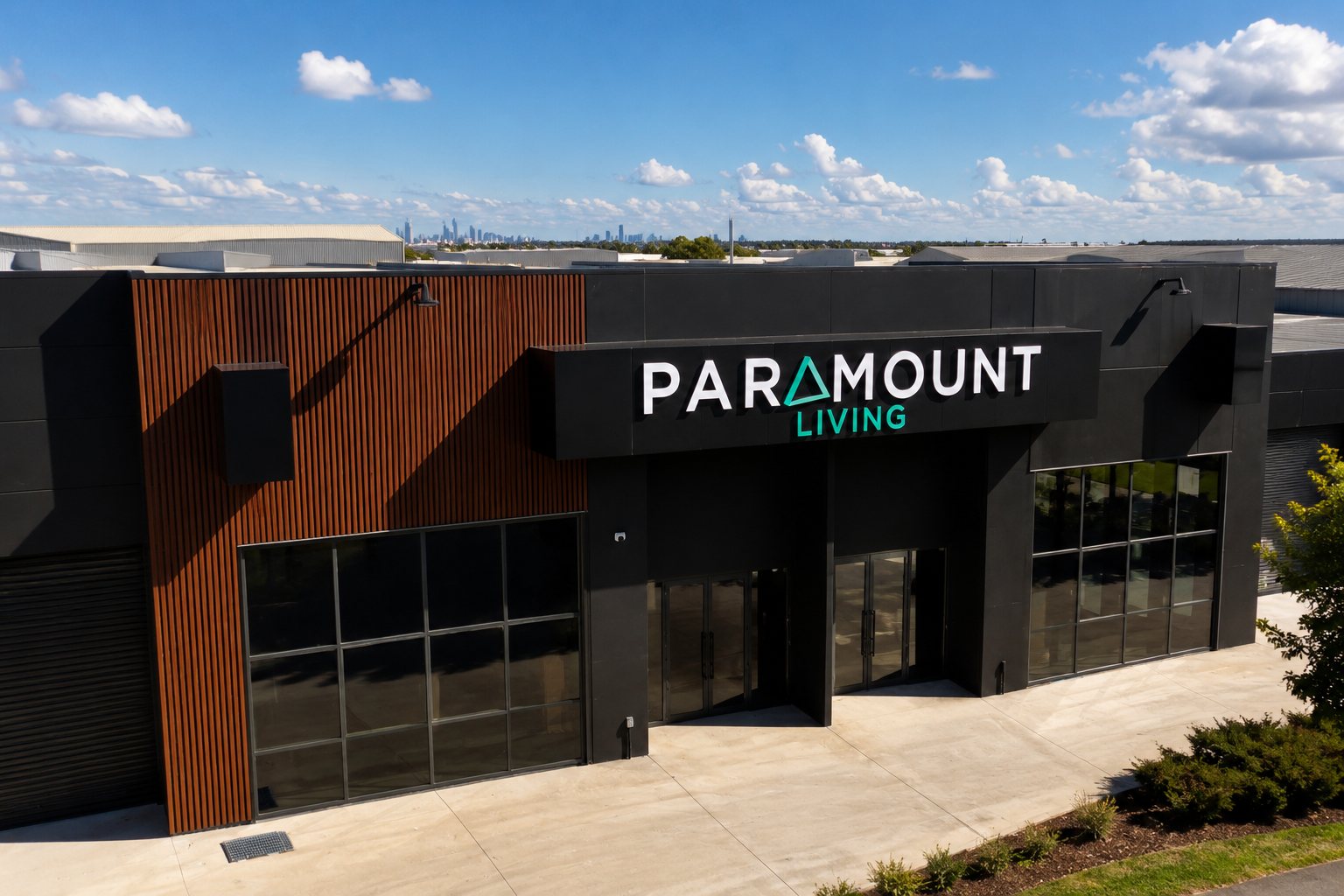 Large format building signage