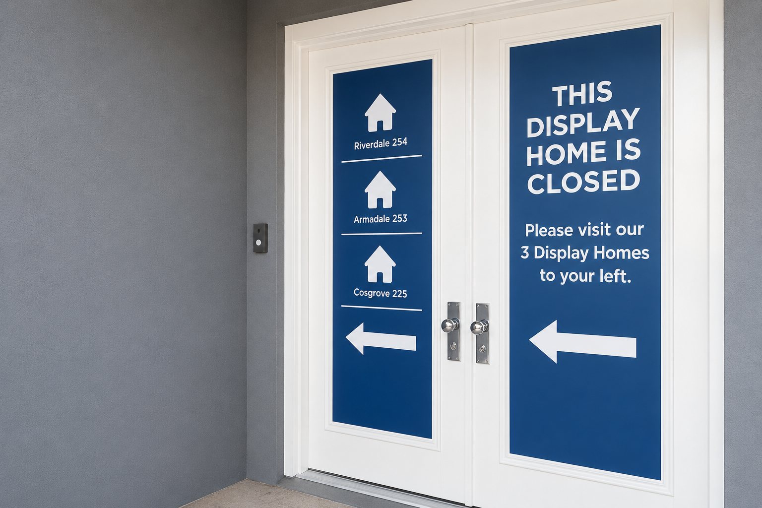 Estate wayfinding signage